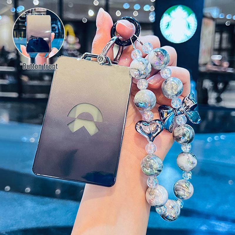 NIO Car NFC Key Card Case: ES6/ES8/EC6/ET5 Protective Shell with Women's Buckle