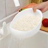 Rice Drain Basket Rice Filter Fruit and Vegetable Drain Sieve Kitchen Supplies Small Tools Multi-Purpose
