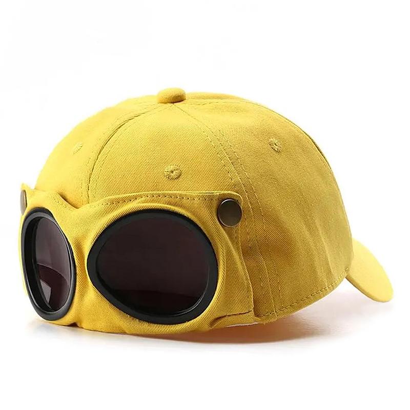 2026 Fashion New Hip Hop Hat Glasses Flying Baseball Hat Outdoor Daily Leisure Decoration Hat Sunshade Hat Unisex Skateboard Hat