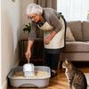 Stainless Steel Cat Litter Scoop Wooden Handle Kitten Poop Scooper Deep Pet Litter Shovel For Apartment Living Room Veterinary