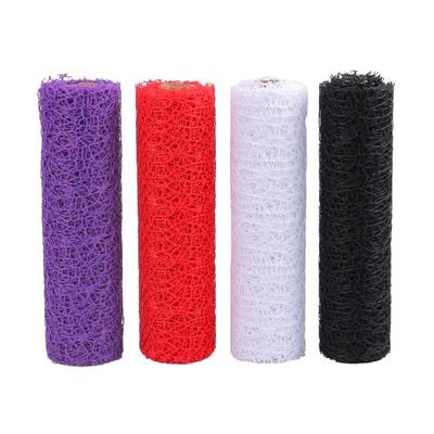 Holiday Decorative Mesh Ribbon Multipurpose Decoration Wrap Mesh Roll for Elegant Wreaths and Festival Accent