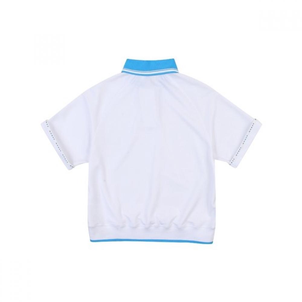 ONOFF Women S overSized Naglan ShorT Sleeve T ShirT Of9033la whiTe