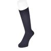 Fukusuke School Socks for Size 24 (Knee-Length) Girls, Antibacterial, Odor-Resistant, Moisture-Wicking, Quick-Drying, 5-Pair Set, Navy, (24-26cm)