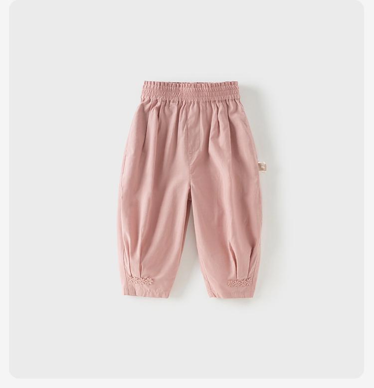 David Bella girls' carrot pants autumn clothes baby pants children's trendy casual pants