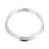 uxcell Zentrierring Aluminiumlegierung Auto Nabenzentrierring Radersatz Boressor Distanzstück Silberton 4 Stück 64,1 mm-57,1 mm