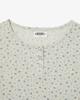 Eiieii Flower Henley Neck Tee [Oatmeal]