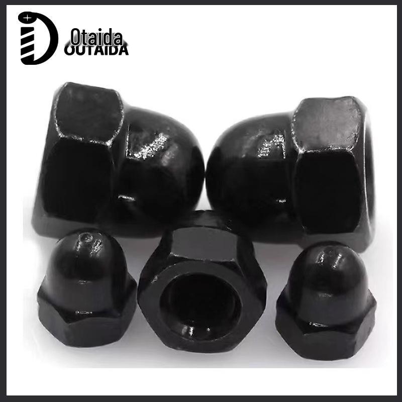 Nickel/Black Plated Carbon Steel One-Piece Screw Cap with Ball Head M3-M8