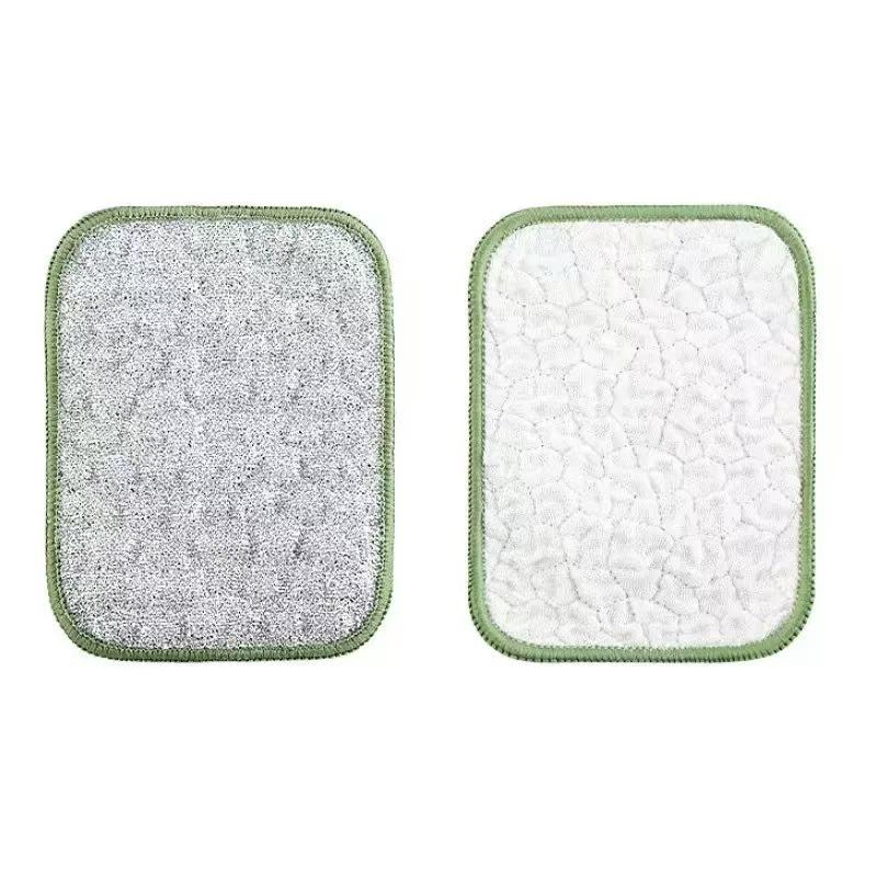 New Non-stick Oil Cloth Strong Decontamination Oil Absorbent Absorbent Lint Kitchen Household Thickened Double-sided Dish Towel