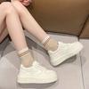 Platform White Shoes Children's Autumn New Ins Trendy Versatile Casual Student Board Shoes