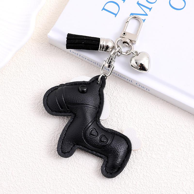 Yogodlns Faux Leather Horse Mini Backpack Hanging Handbag Pendant Bag Pendant Bags Accessories