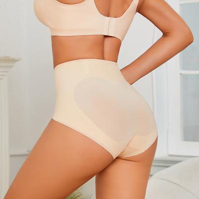 Seamless High Waist Underwear Women's Tummy Control Shapewear Panties Mesh Breathable Butt Lifter Shorts Abdomen Control Briefs