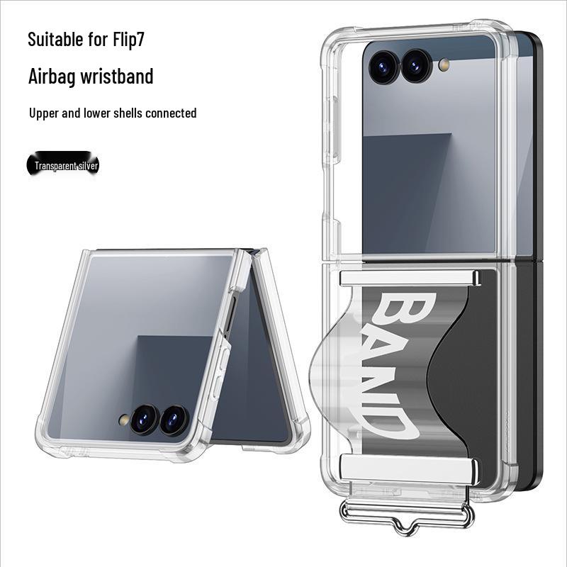Samsung Galaxy Z Flip7 Schutzhülle mit Airbag-Handgelenkband