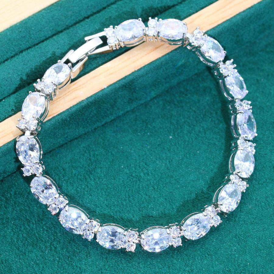 Gorąca Moda Wysoka Jakość Cyrkon Kobieta Bransoletka Zestaw Akcesoria