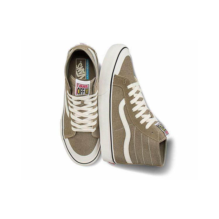 Vans Sk8 High Top Skate Shoes Unisex Sneakers Khaki VN0A3MV1A5D