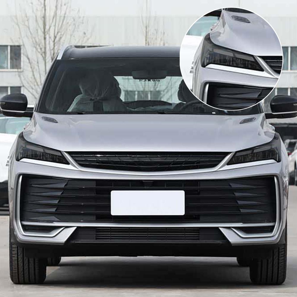For Geely Coolray Coolray L High Gloss Smoke Black Pre-Cut Headlight Protection Film TPU PPF Kit Anti-Scratch Vinyl Wrap Cover