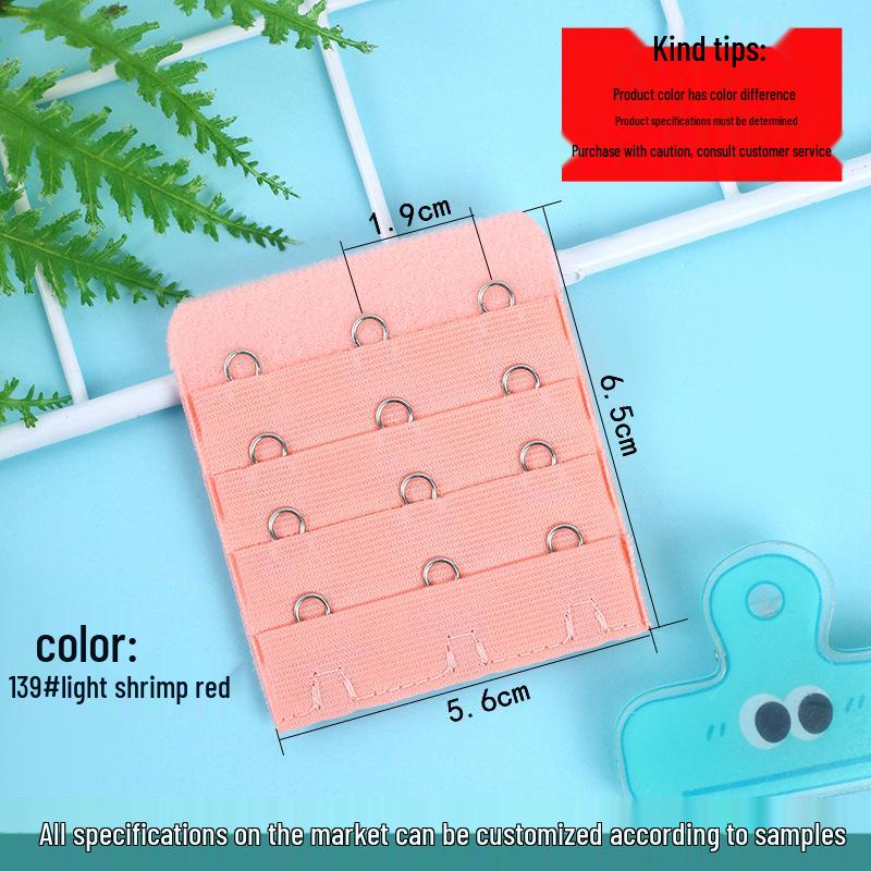 Bra Extension Buckle: 4 Rows, 3 or 4 Buckle Options, Stainless Steel, Large Size Adjustable Extender.