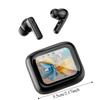 Bluetooth 5.4 ANC Bluetooth Earphones Smart LCD Wireless in-Ear Earbuds  Mobile Phone Universal