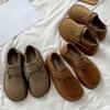 Fashion Fashionable Versatile Women Platform Thick Shoes 2025 Autumn Winter Female Casual Flat Shoes Round Toe Shallow Mouth Women Shoes