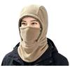 Cold-proof Warm Hood Hat Solid Color Ski Windproof Cap Simple Balaclava Cycling Cap  Cold Weather