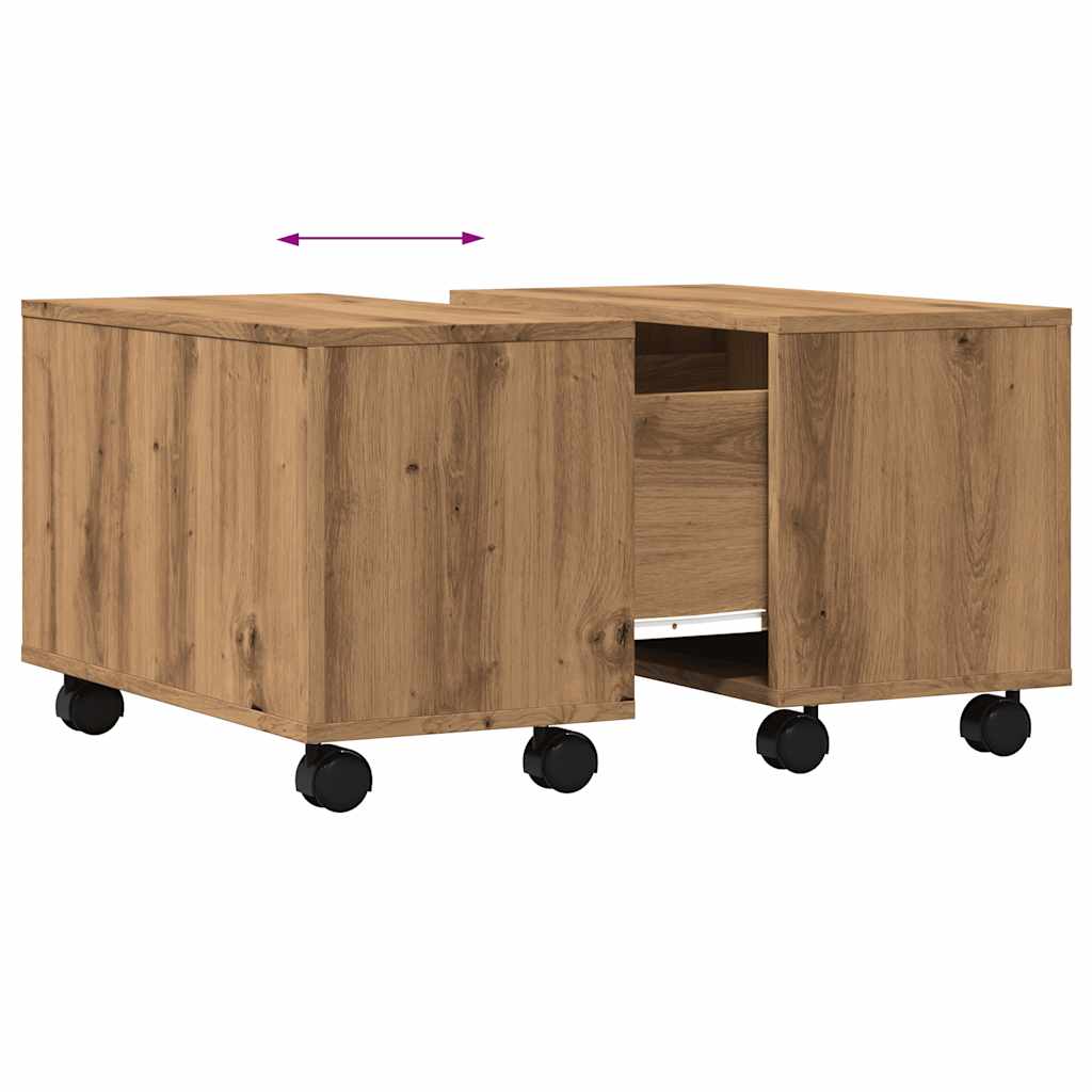  Coffee Table, Artisan Oak, 60x60x38 Cm