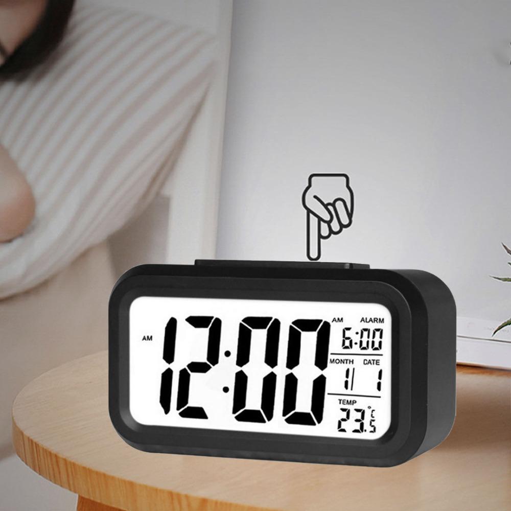 Luminous Display Digital Alarm Clock Adjustable Light Electronic Alarm Clock Bedroom Use