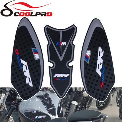 Motorcycle Fuel Tank Cap Sticker Pad Anti Slip Traction Decal For BMW S1000RR S1000 RR HP4 -2022 Tank Cover