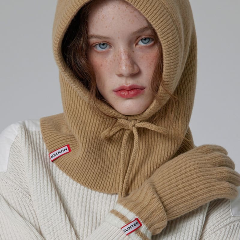 

HUNTER [ЖЕНСКИЕ] Основные вязаные перчатки с прорезями для пальцев - Бежевый HDW0002CGZBEI 00F