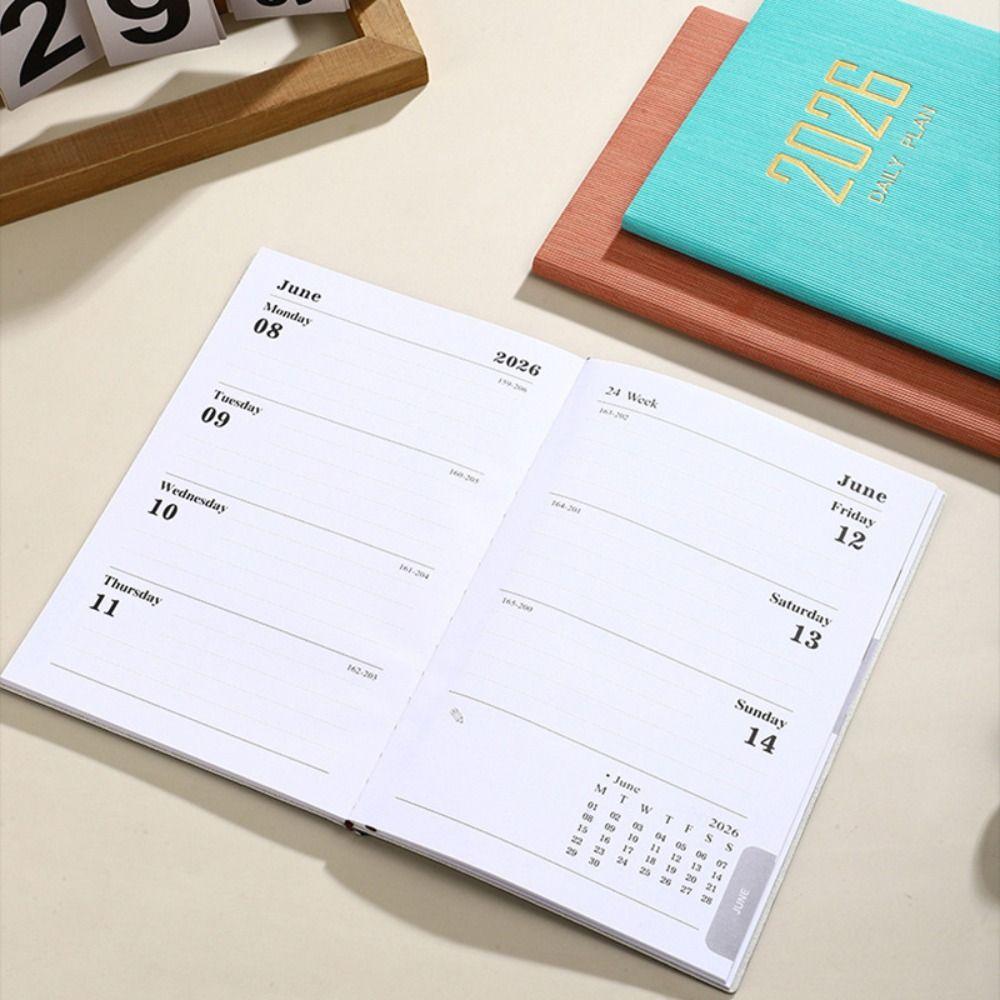 English Appointment Books with Calendar Diary Weekly Planner New To Do List Notepad  School Office