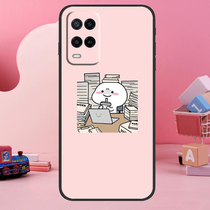 Cute Cartoon Pentols Case For Oppo A98 A78 A18 A38 A58 A60 A80 A40 A77 A57 A17 A74 A54 A94 A96 A76 A16 A15 A5 Pro