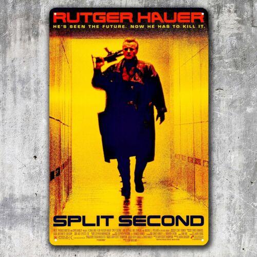 Split Second Movie Metal Poster Collectable Tin Sign xcm 20x30cm(7.8x11.8inch)