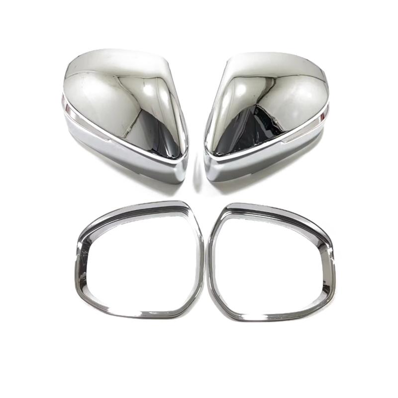 For Toyota Corolla Cross 2025 2026 Exterior ABS Chrome Carbonfiber Side Door Rearview Mirror Cover An-ti Strip Accessories