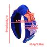 USA Independence Day Star Headband for Women Girls Fabric Headbands Holiday Hairbands Bowknot Headband Hair Accessories Headwear