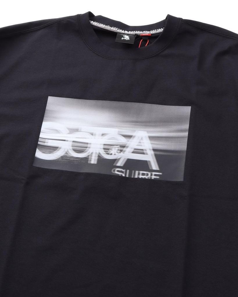 Hybrid Multifunctional Blurry Crew Core Line Unisex Surfing Casual Wear Short Sleeve Summer Clothes 262G1037 Black 3L [Gatcha] T-Shirt Men's