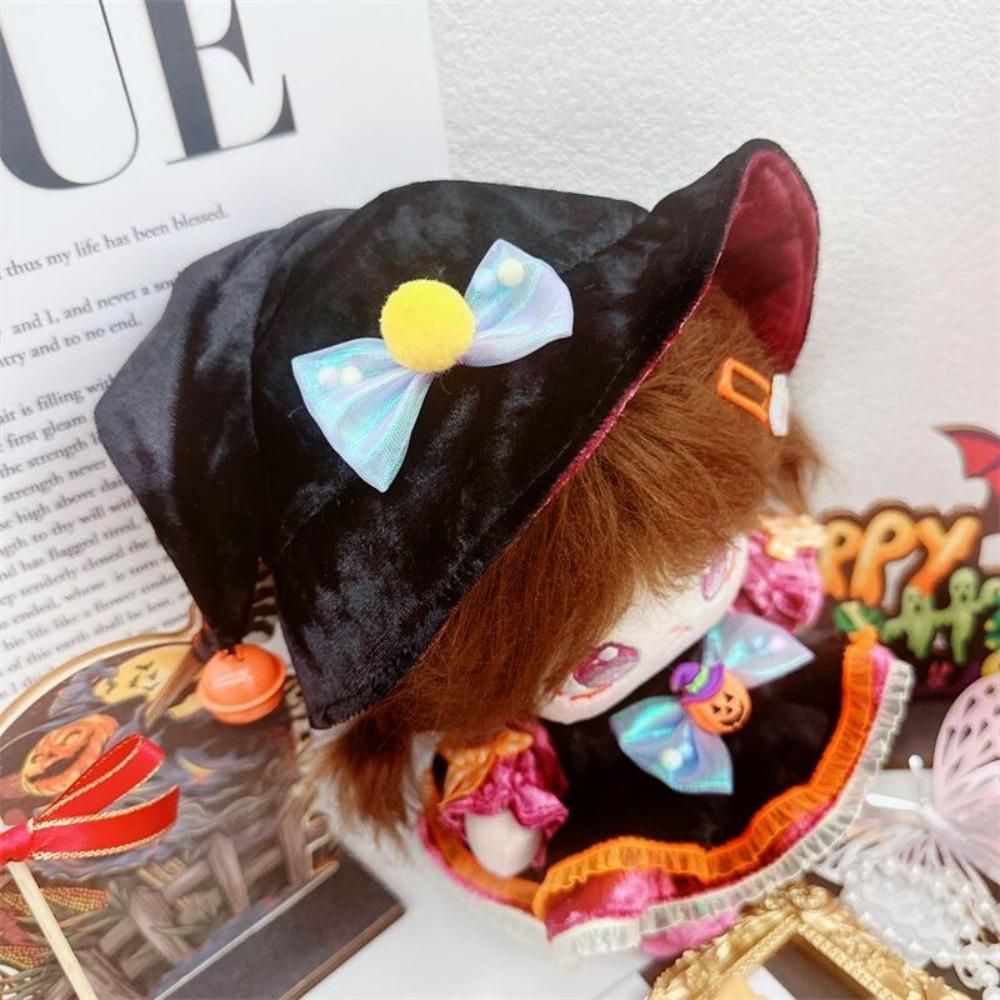 Bow Cotton Doll Witch Clothes Set Dress Up Plush Dolls Clothes  20cm Cotton Doll