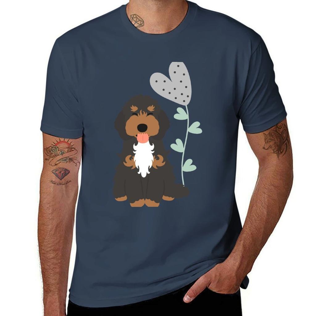 Love Black And Tan Tricolor Cockapoo Cavapoo Cavoodle Tshirt Casual Daily Graphic Tee Tshirt