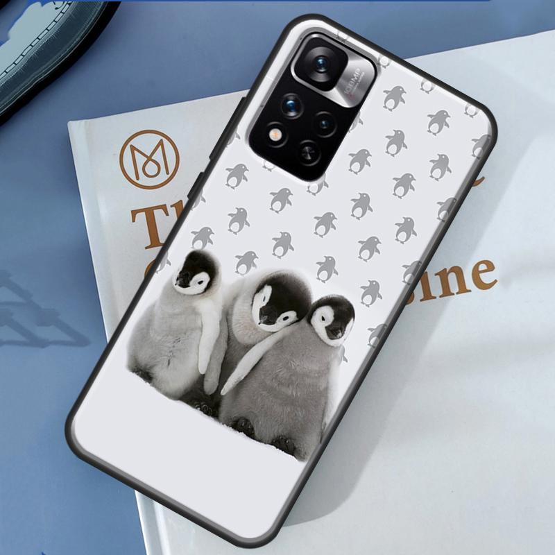 Penguin Case For Redmi 10 10A 10C 9 9A 9T 9C 12C For Redmi Note 12 11 Pro 10 Pro 8 9 Pro 10S 11S Cover