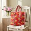 Shoulder Bag Usalover925 Red Quilted Cotton Tiger Print Shoulder Bag 35
