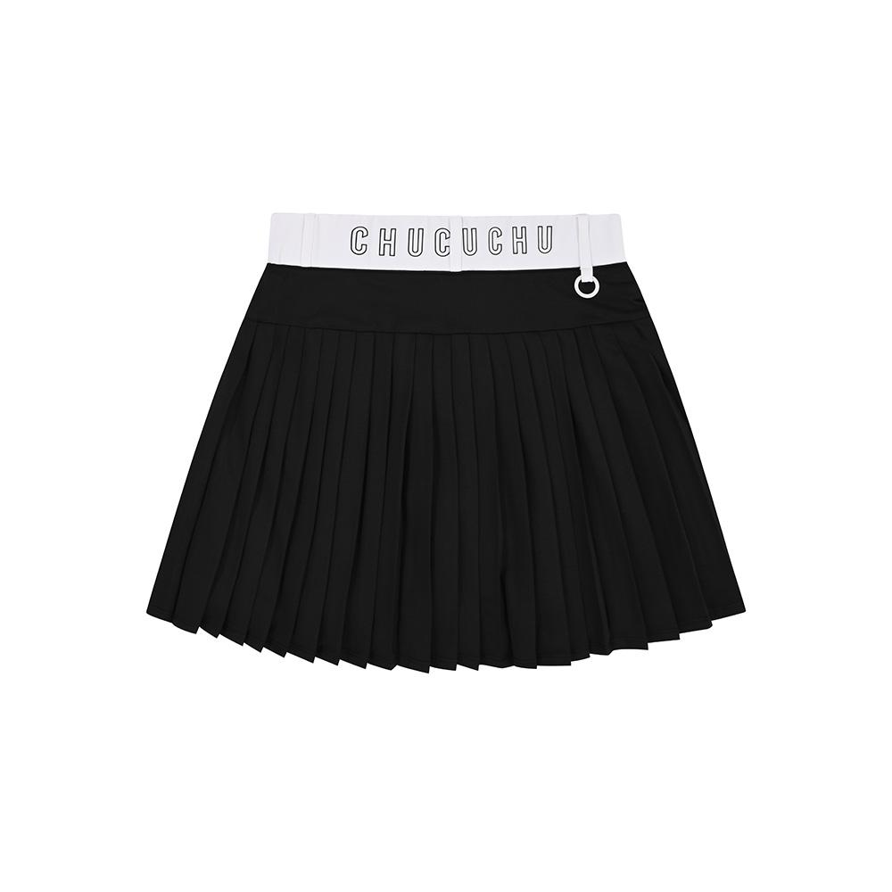 Chuku Chu Cbess-Sk012W Hole Pleated Skirt