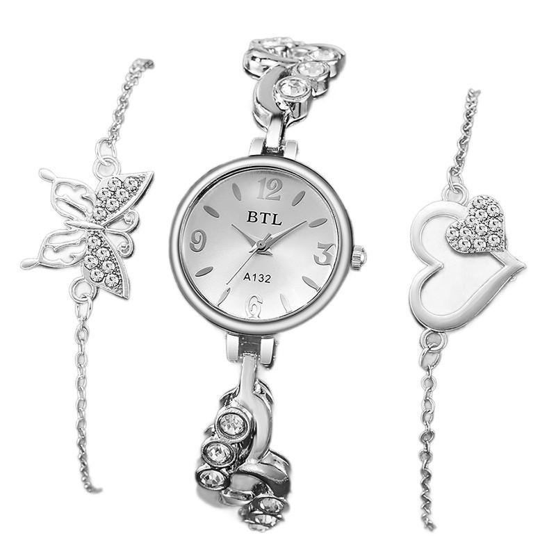 Womens Quartz Wristwatch With Jewelry Buckle For Elegant Gift And Casual Outfits