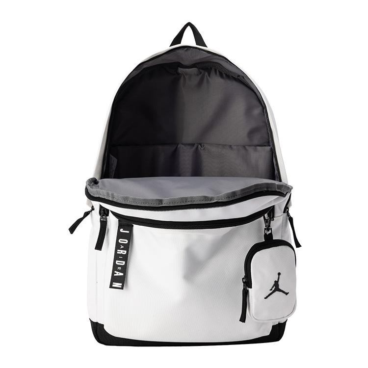 New Jordan Polyester Backpack Unisex White JD2513167GS-004