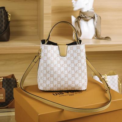 New Women's Bag Fashionable Large-capacity Portable Bucket Bag Summer Versatile Women's Commuting Shoulder Messenger Bag