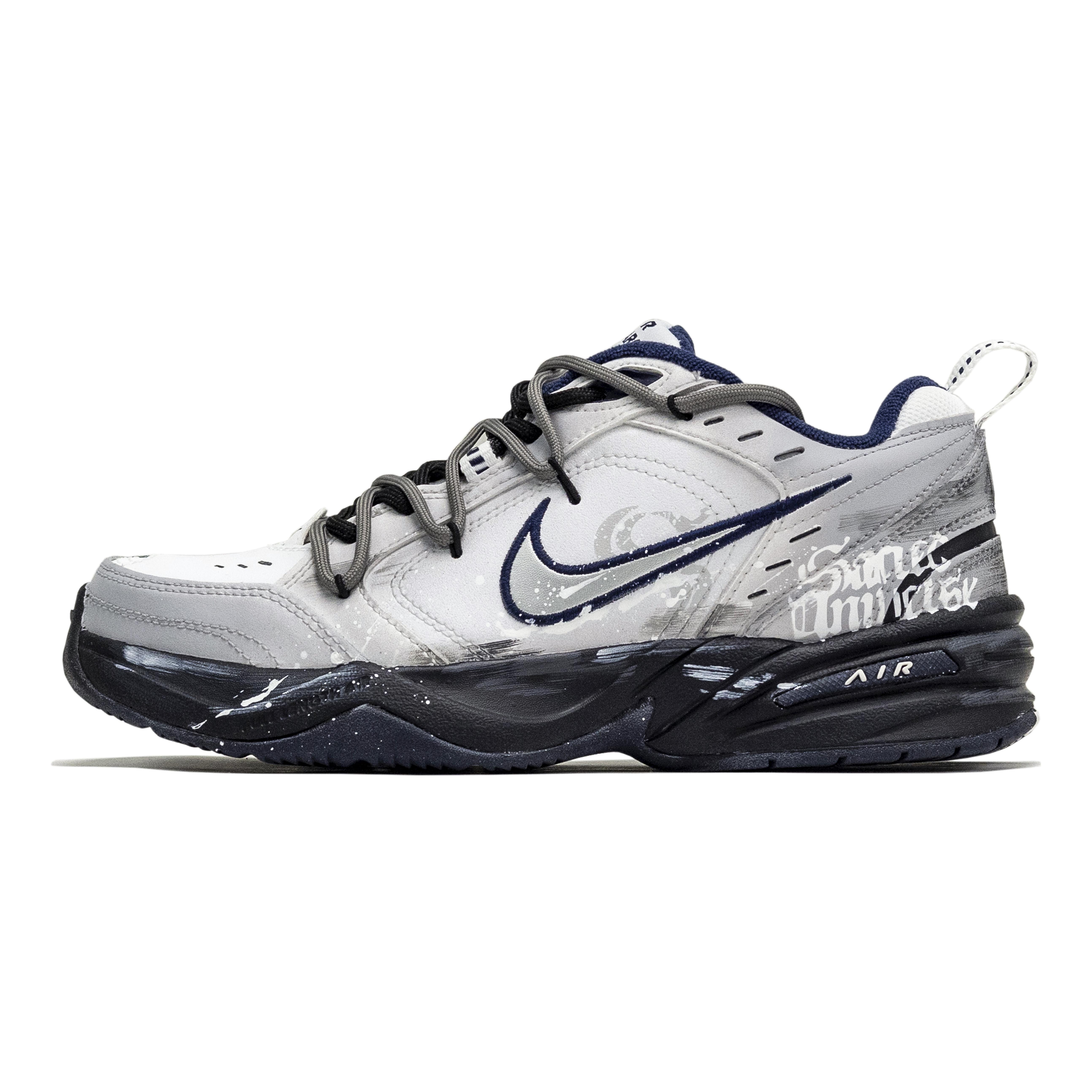 

Nike Air Monarch 4 Black Hole Product, Dark Shadow Trail Slip Resistant Abrasion Resistant 415445-102(Team698-) 38