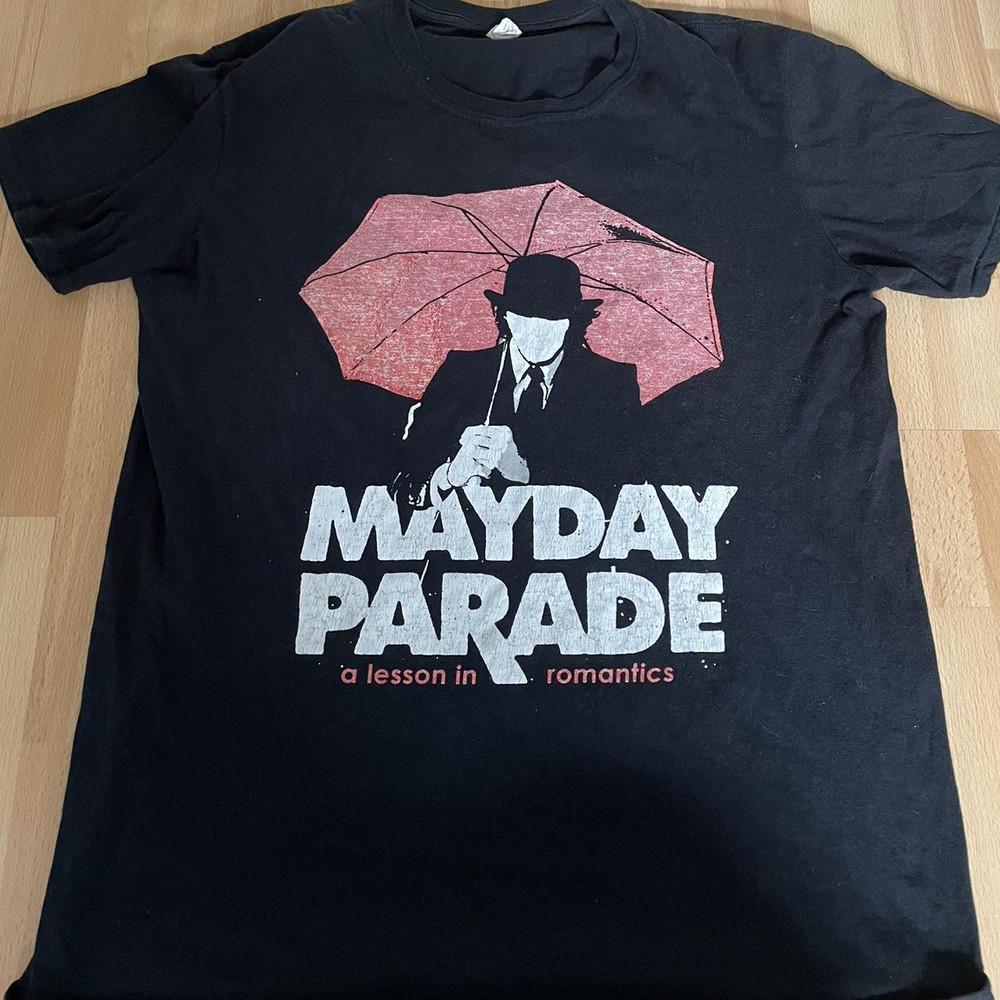 Mayday Parade Music For Lovers Black  Cotton Full Size Unisex T-Shirt XXXL
