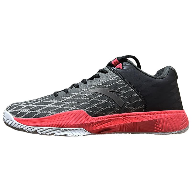 

Anta Thompson KT Basketball Series Comfortable Versatile Non-Slip Durable Low-Top Basketball Shoes Men Sneakers Black Red 11641105-1 44.5