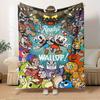 1pc Cuphead,Wallop,Ready Print Flannel Blanket Suitable for All Seasons, Perfect for Home, Travel, or Camping  31