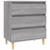 823046 vidaXL Buffet Sonoma gris 60x35x70 cm Bois d'ingénierie