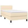 Bed with Mattress - Exclusive House - 90x190 Cm - Adjustable Headboard - Durable Fabric - Pocket Springs