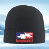 Hand Reaching Outwhite Bearred Background Knitted Hat Unisex Women Unisex Beanie Pullover Cap Winter Thermal Warm Christmas Outdo