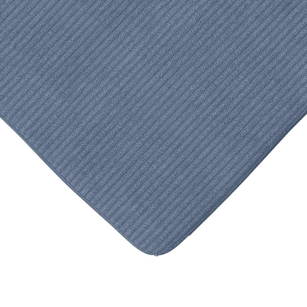 Seat Cushions 4 Pcs Blue 40 X 40 X 3 Cm Cord Fabric