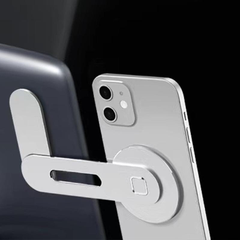 Portable Magnetic Phone Holder 360 Degree Rotating Cellphone Stand for Car Laptops Screen Mount Adjustable Viewing Angle